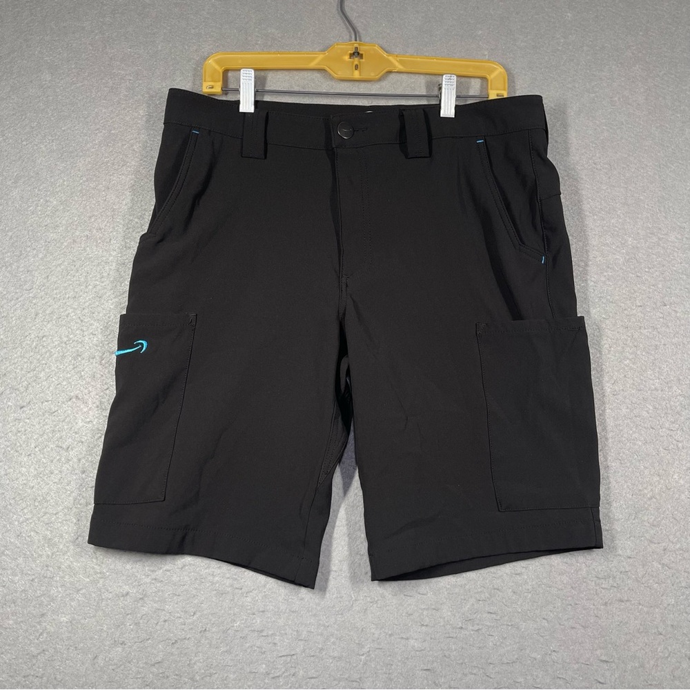 Amazon Short Pants Mens Sz 32-34 Black Cargo Shorts Fleece Designed by Luly Yang
